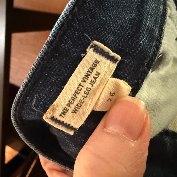 Madewell: The Perfect Vintage Wide-Leg Jean In Nighthawk - Picture 4 of 5